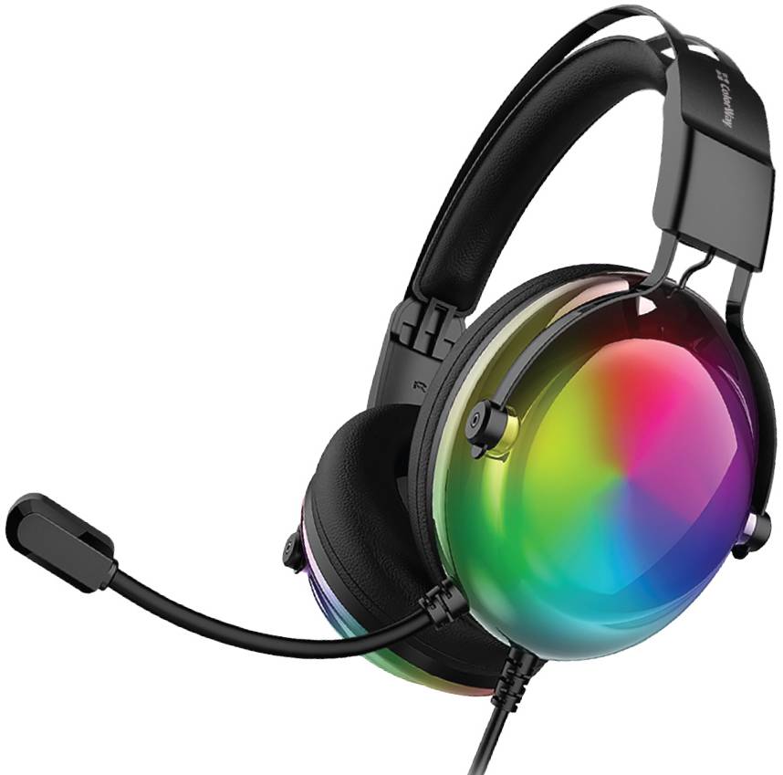 Гарнітура дротова ігрова Colorway Firestrike RGB Black (CW-HPG04BK)