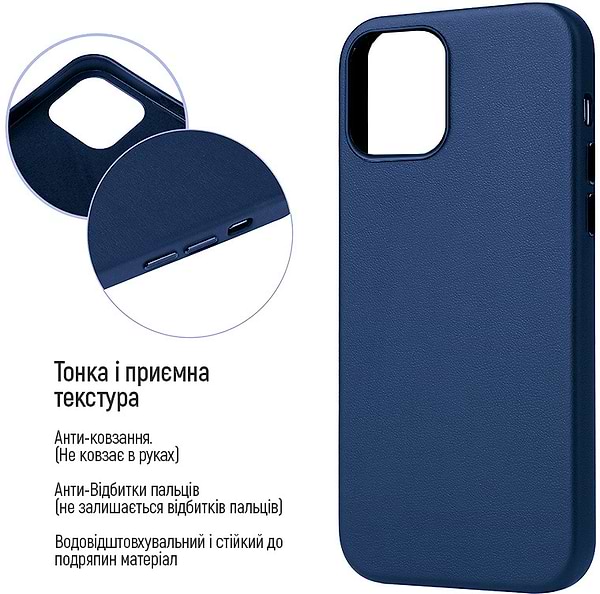 Фото - Чохол для смартфону Colorway Origin Leather Case Apple iPhone 11 Blue (CW-COLAI11-BU)