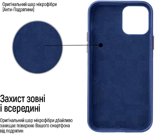 Фото - Чохол для смартфону Colorway Origin Leather Case Apple iPhone 11 Blue (CW-COLAI11-BU)