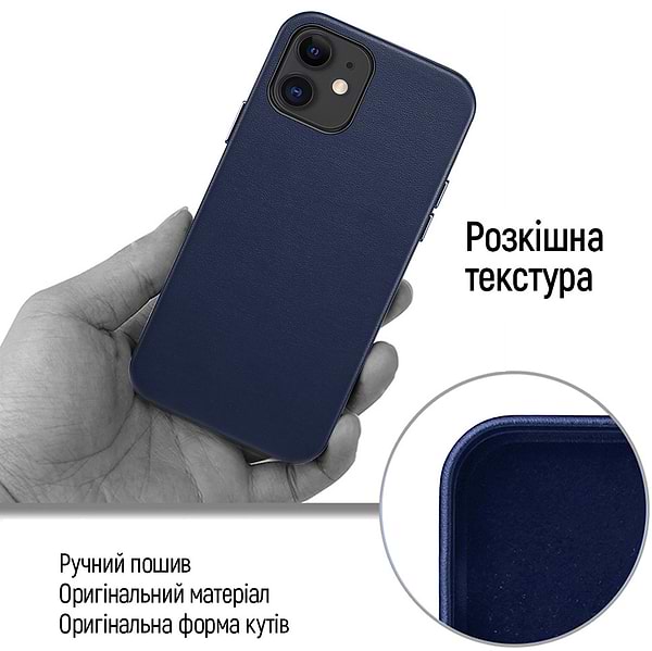Фото - Чохол для смартфону Colorway Origin Leather Case Apple iPhone 11 Blue (CW-COLAI11-BU)