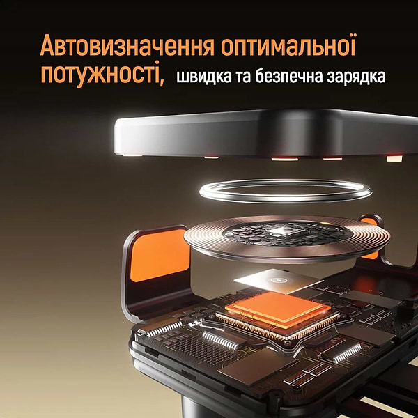 Фото - Автотримач з бездротовою зарядкою Colorway Ultra-mini 15W Black (CW-CHAW069Q-BK)