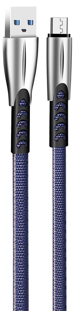 Кабель синхронізації даних Colorway USB-microUSB 1m Blue (CW-CBUM011-BL)