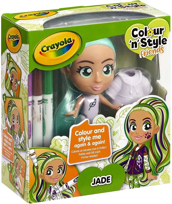 Фото - Сюжетно-ролевая игра. Салон красоты Crayola Colour n Style "Стильные девушки" Джейд