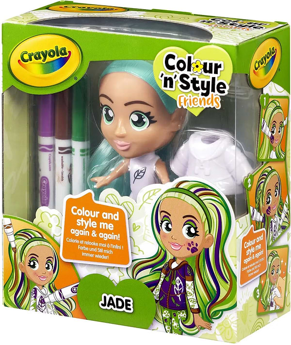 Фото - Сюжетно-ролевая игра. Салон красоты Crayola Colour n Style "Стильные девушки" Джейд