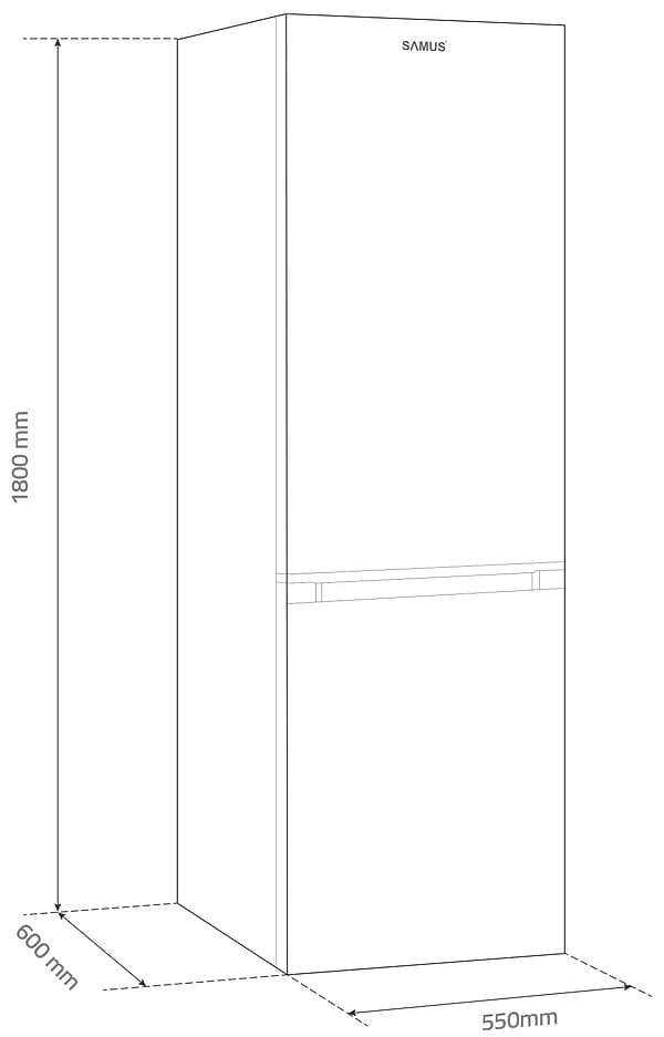 Фото - Холодильник SAMUS SCX356NFE