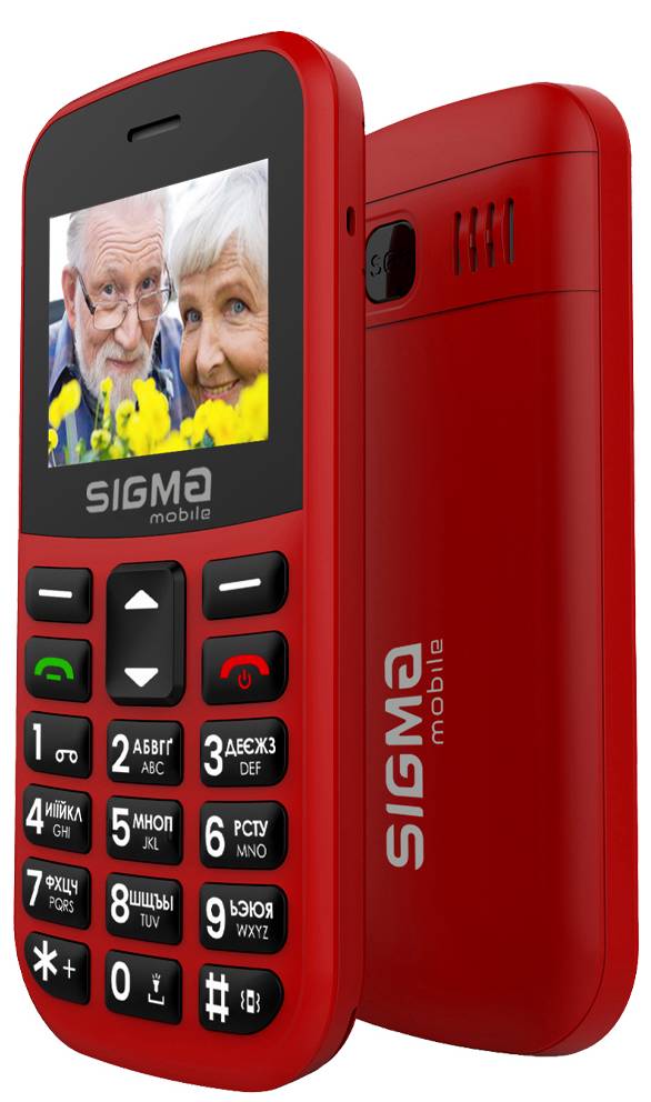 Фото - Мобильный телефон Sigma mobile Comfort 50 EASY TYPE-C Red