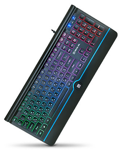 Фото - Клавіатура дротова ігрова REAL-EL Comfort 8000 Backlit Black USB