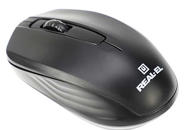 Фото - Клавіатура + миша бездротова REAL-EL Comfort 9010 Kit Black USB