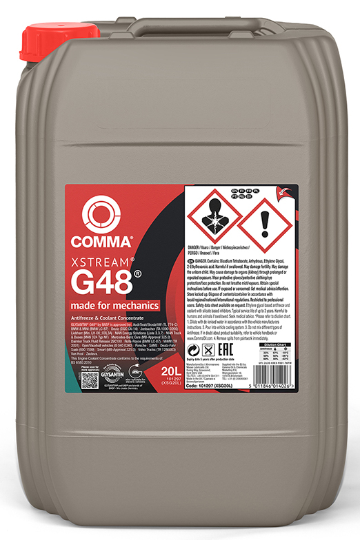 Антифриз COMMA XSTREAM G48 AF CONC 20л (XSG20L)