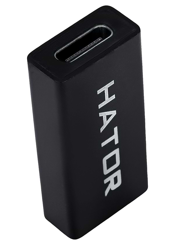 Фото - Перехідник Hator USB-A 3.0 female to Type-C Female Black (ACC-215) Фото - Перехідник Hator USB-A 3.0 female to Type-C Female Black (ACC-215)