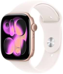 Смарт-часы Apple Watch Series 11 GPS 42mm Rose Gold Aluminium Case with Light Blush Sport Band - S/M - Фото 1