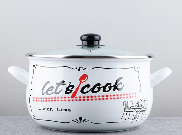 Фото - Кастрюля Gusto  Lets Cook White 22 см 5.1 л (GT-T-122-LCW)