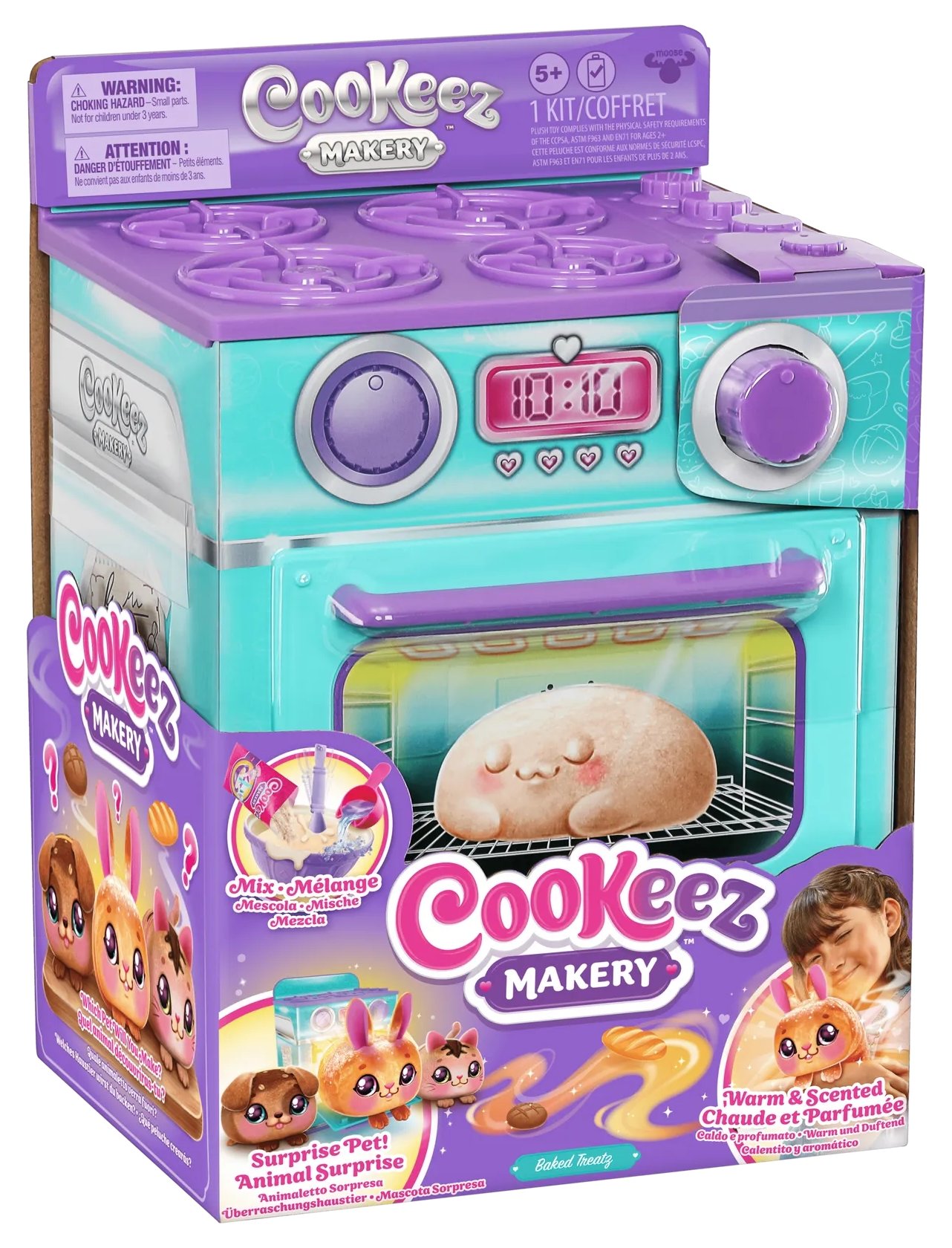 Інтерактивна іграшка сюрприз Moose Cookies Makery Магічна пекарня - Паляниця (23501)