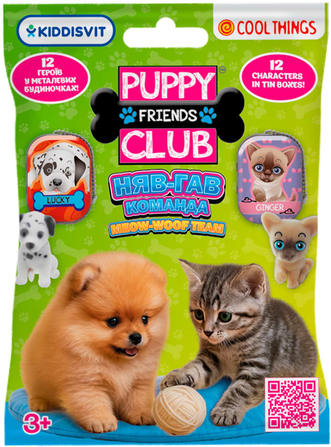 Игровая фигурка-сюрприз Cool Things серии Puppy Club - МЯУ-ГАВ КОМАНДА в ассортименте (PC062-CDU)