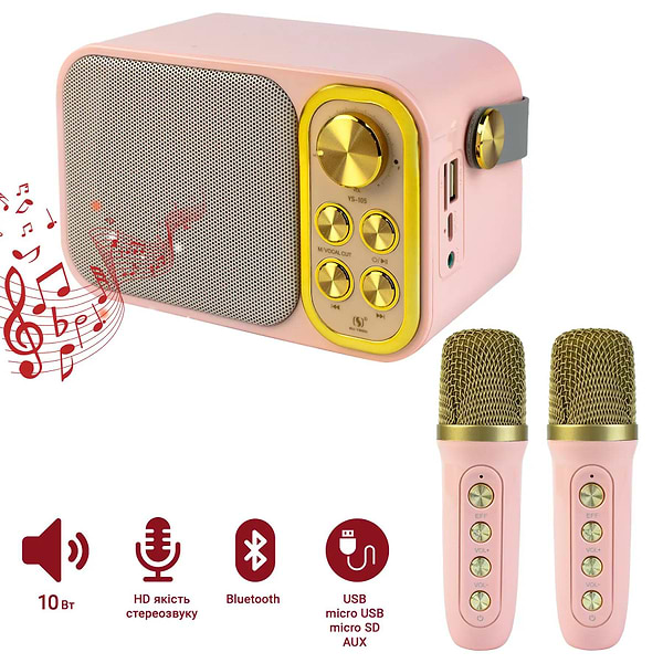 Фото - Портативна акустика INSPIRE YS-105 Rose Фото - Портативна акустика INSPIRE YS-105 Rose