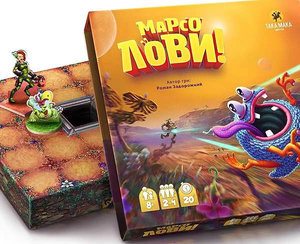 Фото - Настольная игра (8+) Taka Maka Марсоловы, укр (90001-UA)