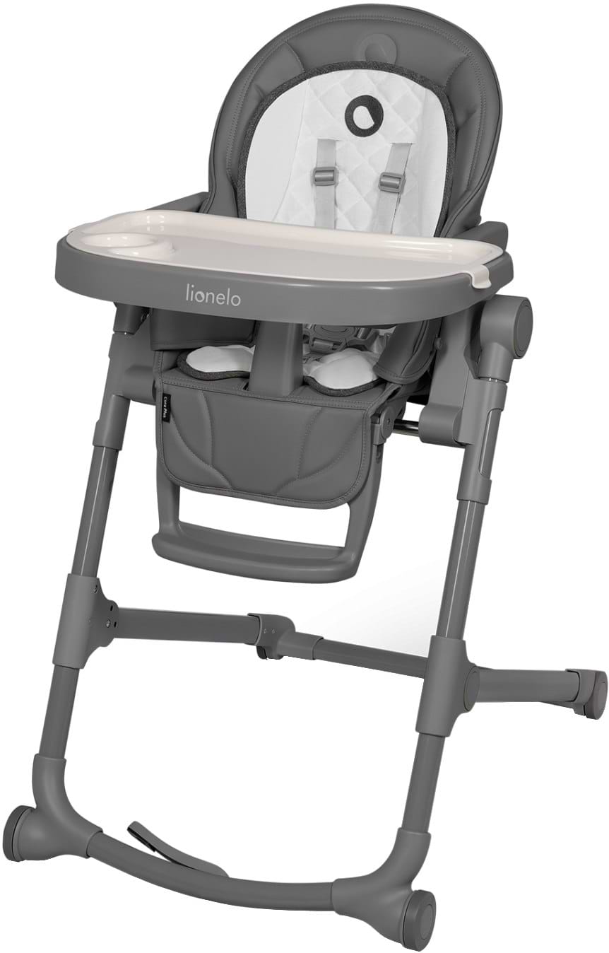 Стульчик для кормления классический Lionelo Cora Plus Grey Stone