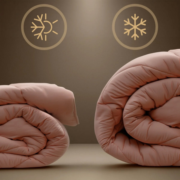 Фото - Ковдра дитяча всесезонна MirSon EcoSilk №1730 Eco Light Coral 110x140 см (2200003709445)