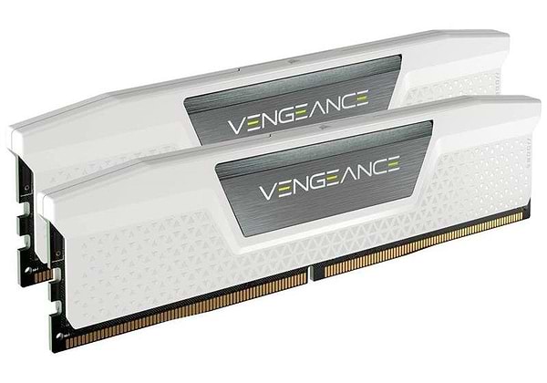 Фото - Память DDR Corsair DDR5 2x16GB/5200 Vengeance White (CMK32GX5M2B5200C40W)