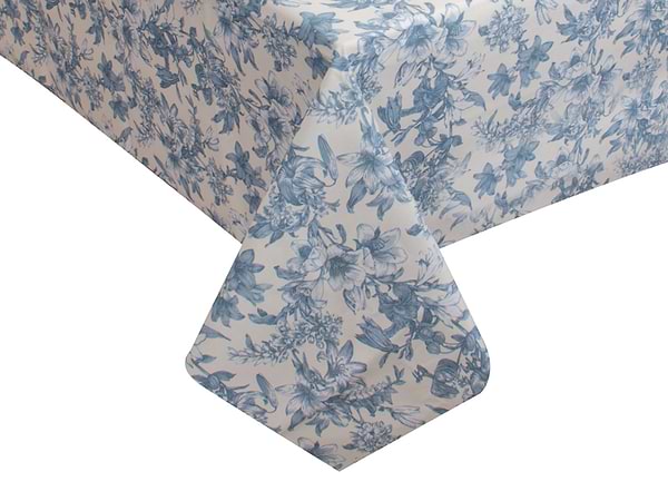 Фото - Скатертина прямокутна Lefard Corso синій 140х180 см (715-380)