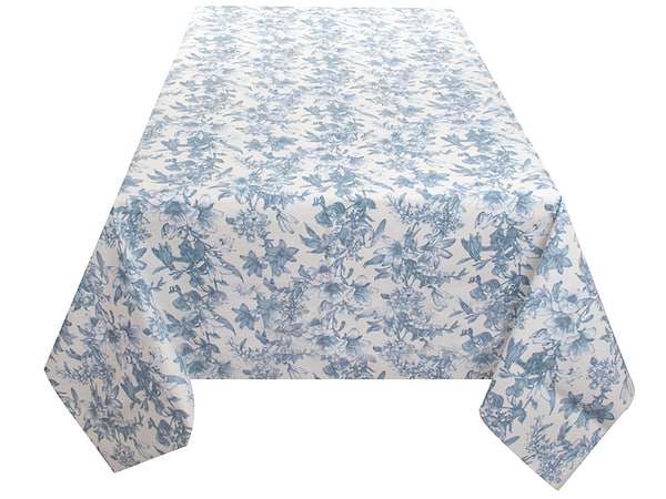 Фото - Скатертина прямокутна Lefard Corso синій 140х180 см (715-380)