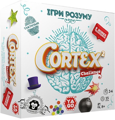 Настільна гра (8+) Yago Настільна гра CORTEX 2 CHALLENGE (90 карток, 24 фішки)