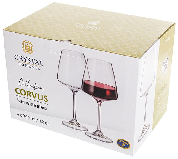 Фото - Набор бокалов Bohemia Corvus 360 мл 6 шт. (024-408)