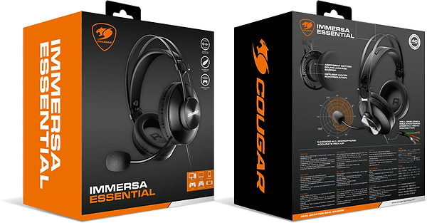 Фото - Гарнітура дротова ігрова Cougar Immersa Essential Black