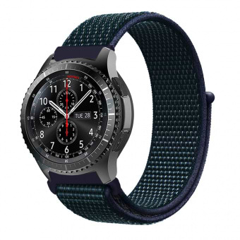 Ремінець для смарт-годинника BeCover Nylon Style for Garmin Vivoactive 3/3 Music/Vivomove HR/Vivomove Blue-Green (705861)