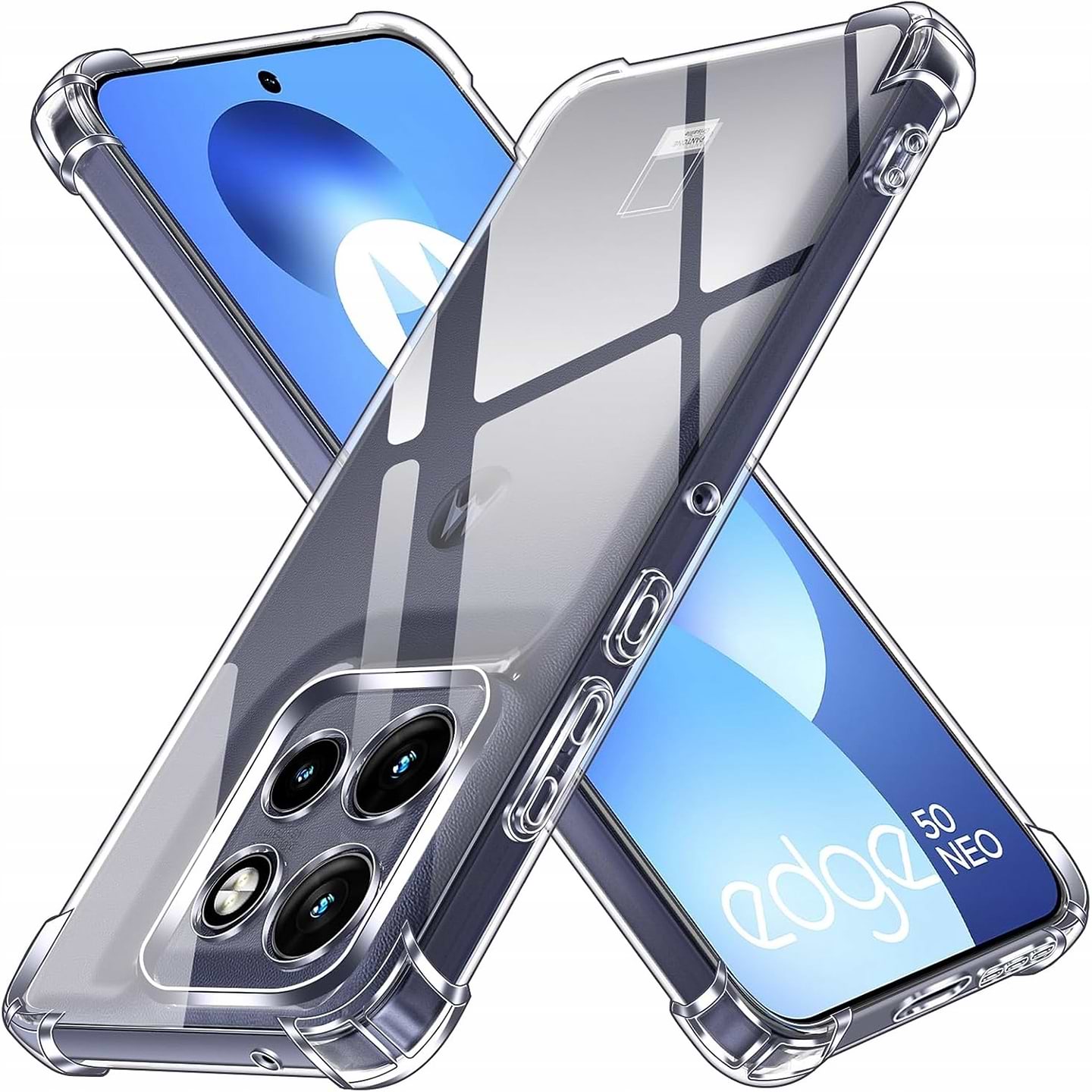 Чохол для смартфону BeCover Anti-Shock for Motorola Edge 50 Neo Clear (713150) - Фото 1