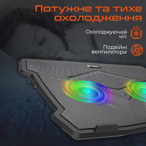 Фото - Підставка під ноутбук охолоджуюча Meetion MT-CP2020-A