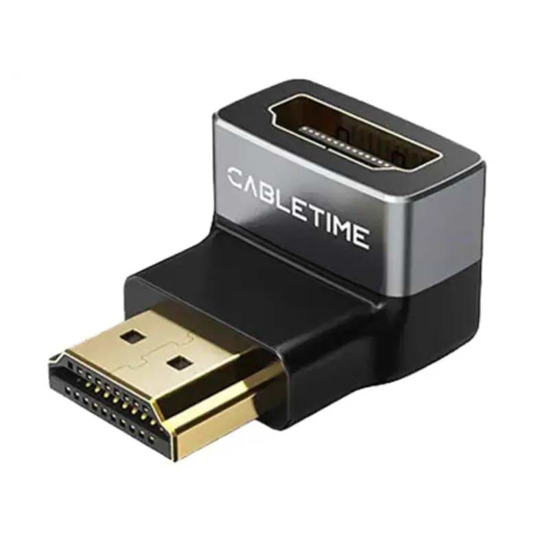 Перехідник HDMI Cabletime HDMI - HDMI (F/M) 0.1 м (CP41G)