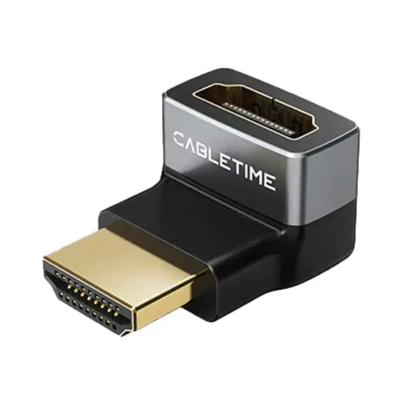 Перехідник HDMI Cabletime HDMI - HDMI (F/M) 0.1 м (CP42G)