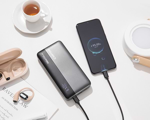 Фото - Батарея мобільна Canyon OnPower 240 PB-240 25000mAh PD140W Display Dark Grey (CNS-CPB240)