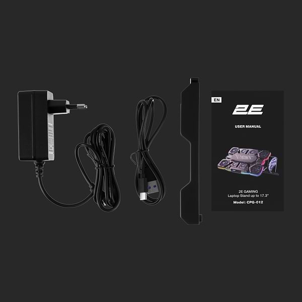 Фото - Подставка под ноутбук охлаждающая 2E Gaming 2E-CPG-012 Black