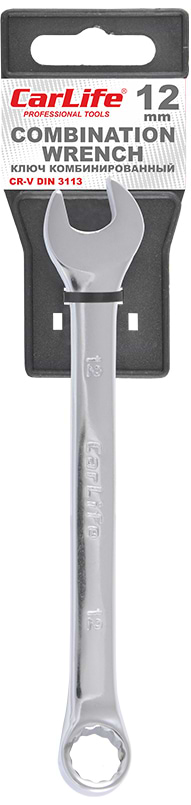 Ключ комбiнований CarLife CR-V 12 мм (WR4012)
