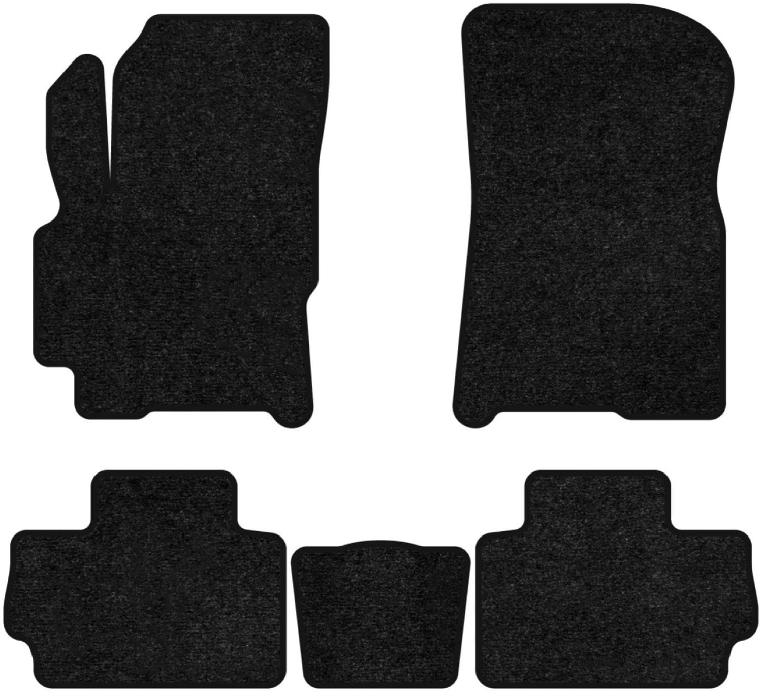 Коврики ворсовые в салон авто EVAtech Standard для Chery A13 2008 1 поколение Htb EU черный кант CR3382C5VEB