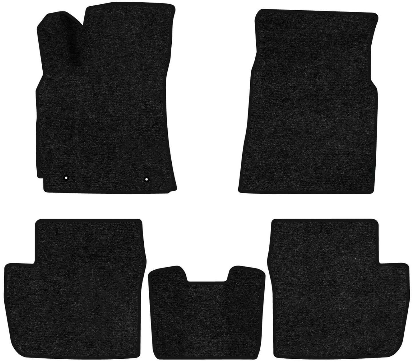 Коврики ворсовые в салон авто EVAtech Standard для Chery Tiggo 3 2014-2020 1 поколение SUV EU черный кант CR42552CD5LA2VEB