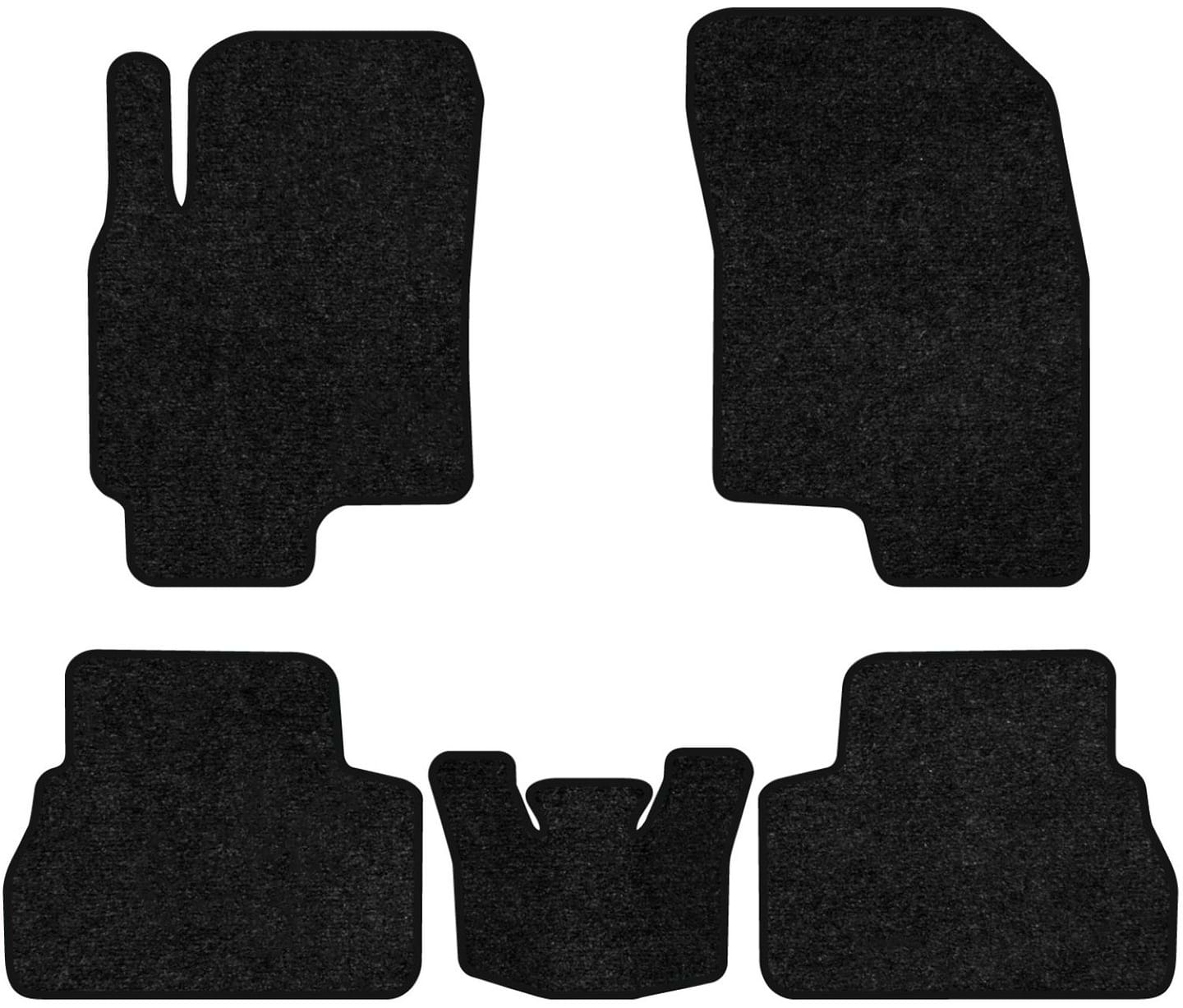 Коврики ворсовые в салон авто EVAtech Standard для Chery Eastar 2003-2011 1 поколение Sedan China черный кант CR51848CV5VEB