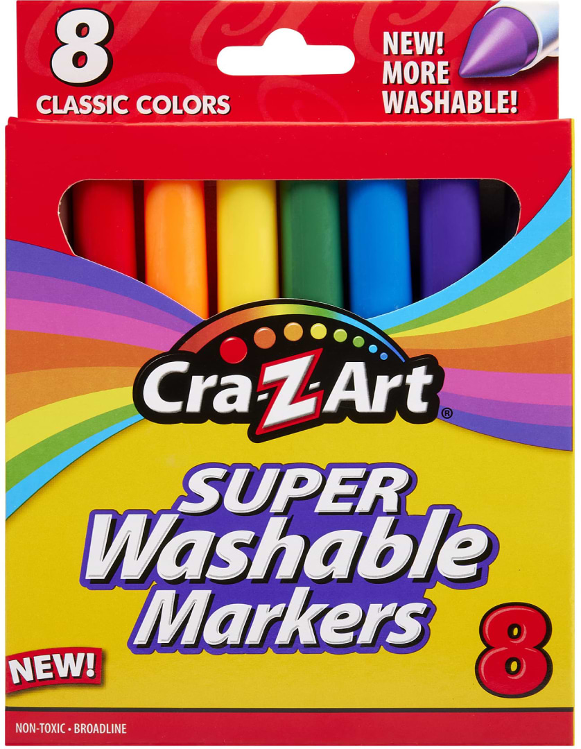 Набір маркерів Cra-Z-Art Super Washable 8 шт. (10000CRA)