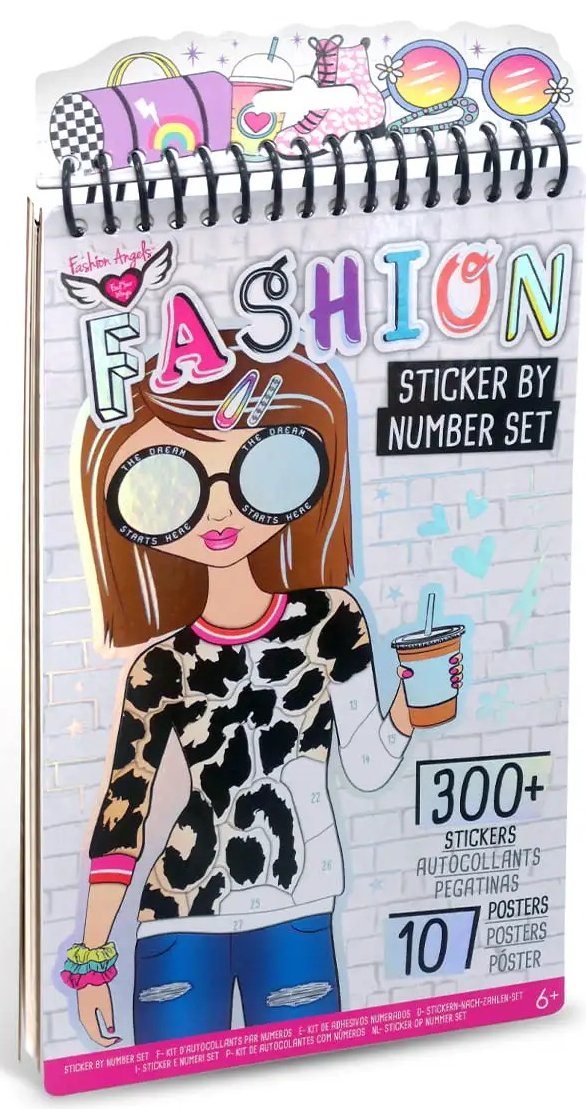 Набір для паперової творчості Crayola Creations Набір постерів з наліпками за номерами, 10 стор. (26285) - Фото 1