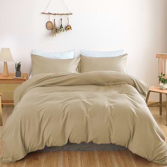 Комплект постільної білизни MirSon Satin Light Pro 10-016 Creamy 2x160x220 см (2200010176773)