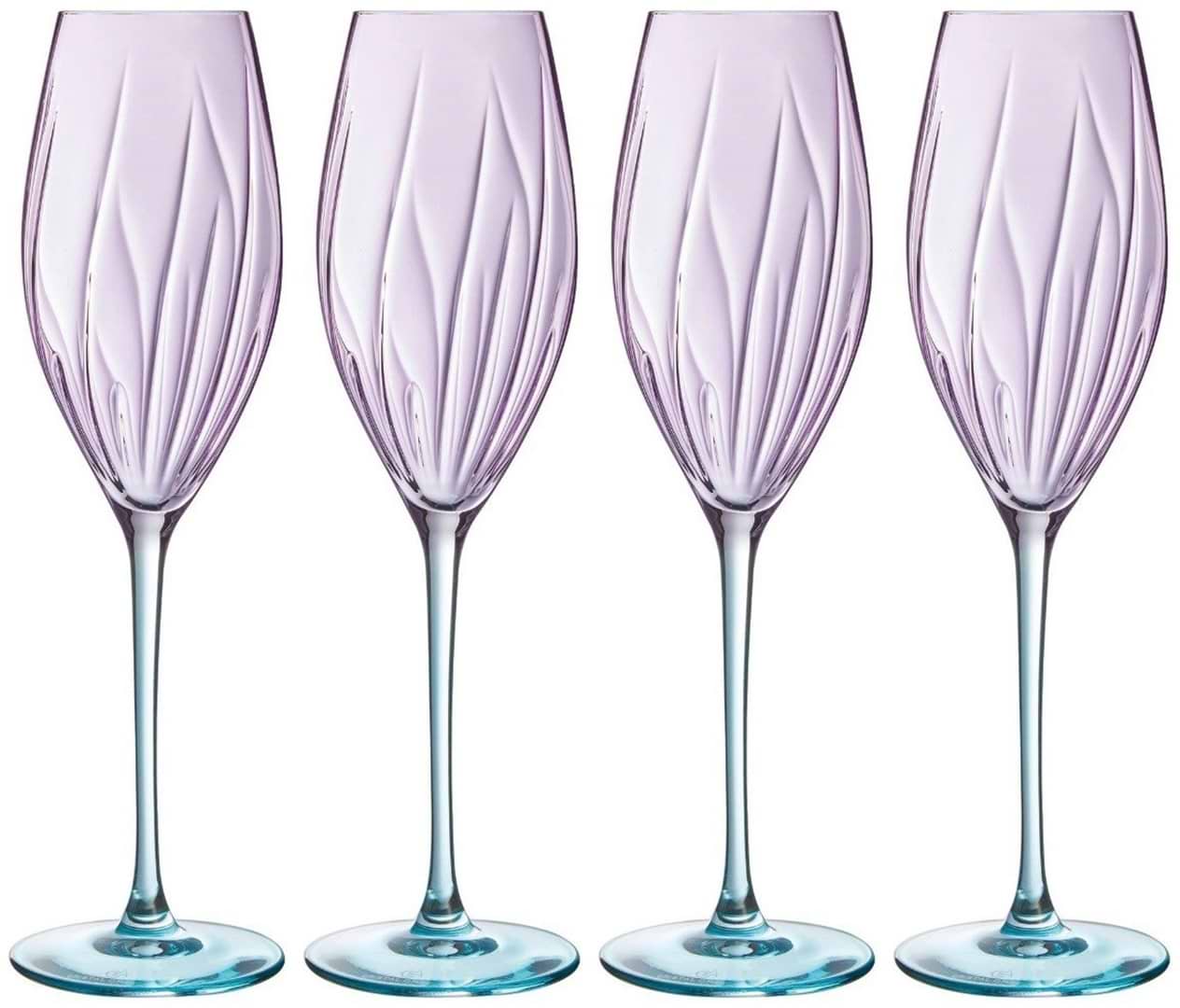 Набор бокалов Cristal d’Arques SWIRLY SPRING 4х210 мл (V9137)