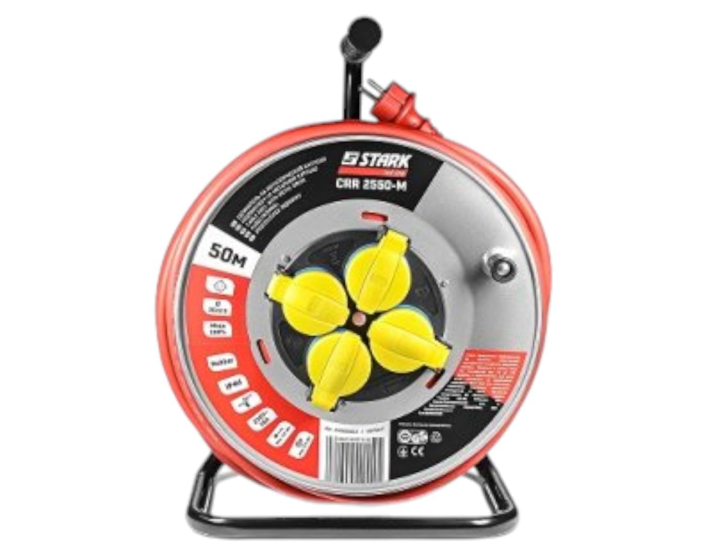 Удлинитель 220В Stark CRR 2550-M 4 розетки 50 м (242000003)