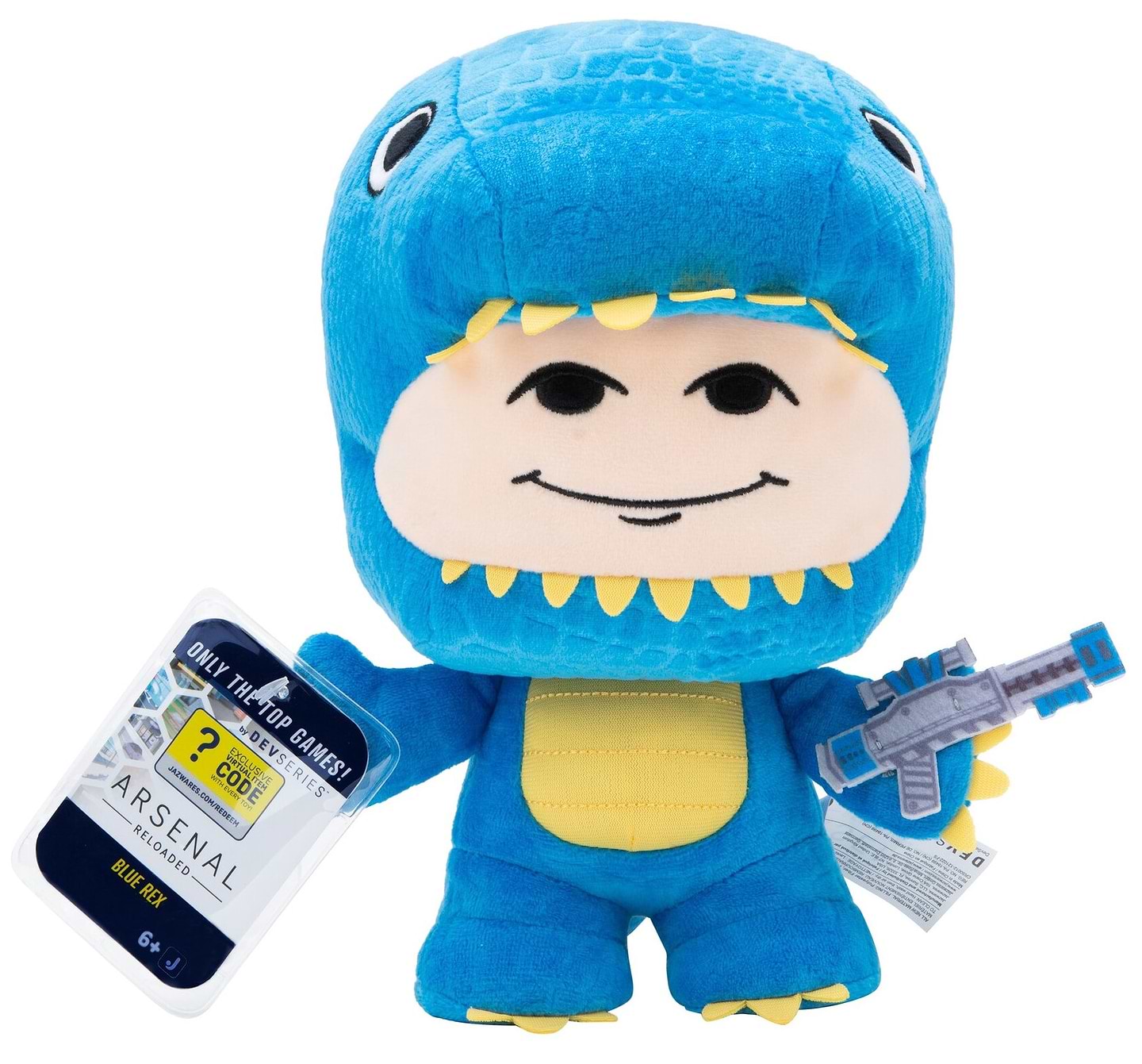 М'яка іграшка DevSeries Collector Plush Arsenal: Blue Rex (CRS0012) - Фото 1