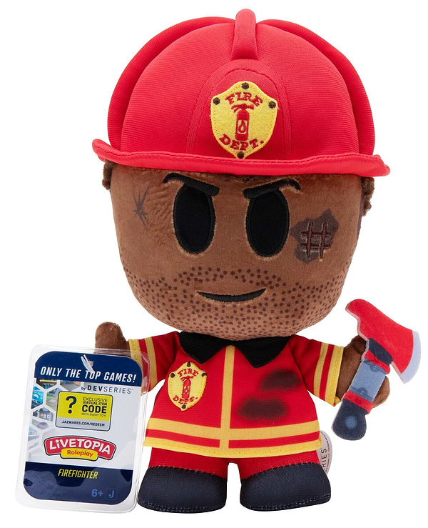 Фото - М'яка іграшка DevSeries Collector Plush Livetopia: Firefighter (CRS0014)