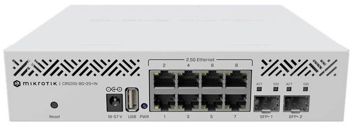 Фото - Коммутатор локальной сети (Switch) MikroTik CRS310-8G+2S+IN