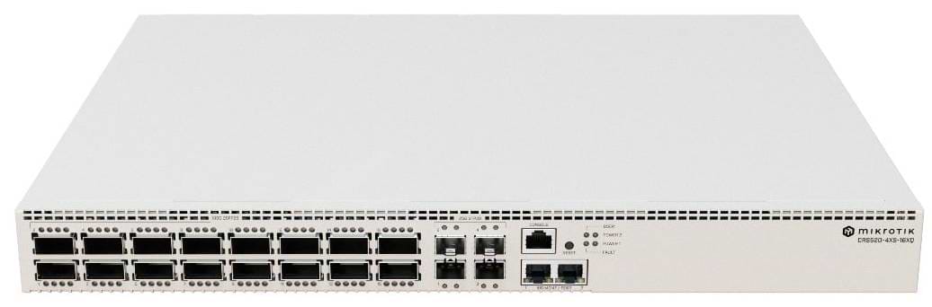 Коммутатор локальної мережі (Switch) MikroTik Cloud Router Switch (CRS520-4XS-16XQ-RM)
