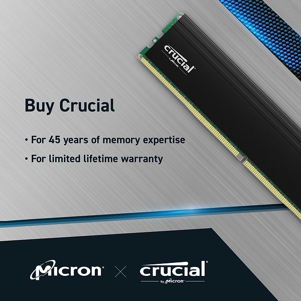 Фото - Память DDR Crucial Micron Pro 32GB (2x16GB) DDR5-5600 (CP2K16G56C46U5)