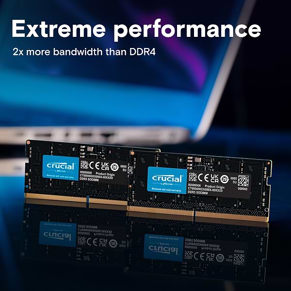 Фото - Память DDR Crucial Micron 48GB DDR5-5600 SO KIT2 (CT2K24G56C46S5)